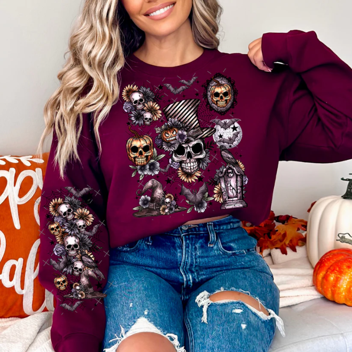 Spooky Skulls w/Sleeves