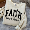 Faith Over Fear Cross