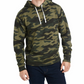 Camo Adult Triblend Pullover Fleece Hooded Sweatshirt