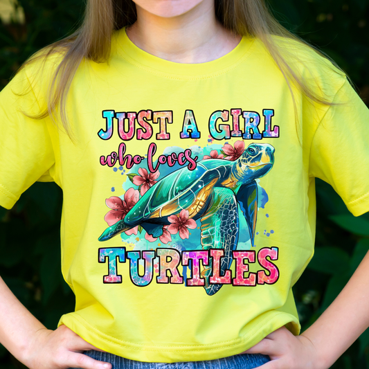 Just  A Girl Who Loves Turtles