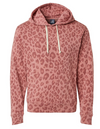 Pink Leopard Print Hoodie