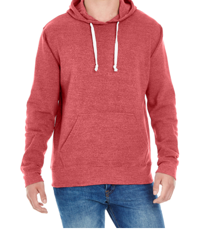 Adult Triblend Pullover Fleece Hooded Sweatshirt