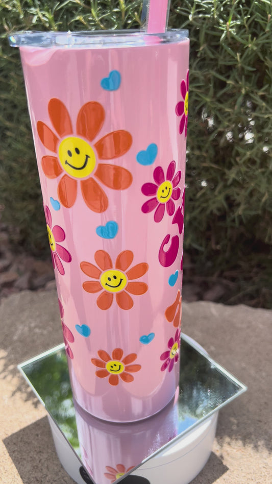 Choose Happy Pink 20oz Tumbler